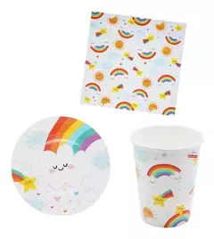 Plato de Polipapel Nube y Arcoiris en internet