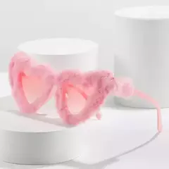 Anteojo corazon peluche