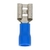TERMINAL FEMEA PRÉ-ISOLADO | SECÇÃO: 1,5-2,5MM | LIF 2,5F638 R | COR: AZUL | 100 PEÇAS | WEIDMULLER CONEXEL