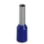 TERMINAL ILHOS SIMPLES ISOLADO | SECÇÃO: 2,5MM² | COR: AZUL | 100 PEÇAS | WEIDMULLER CONEXEL