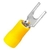 TERMINAL FORQUILHA PRÉ-ISOLADO | SECÇÃO: 4,0-6,0MM | LIS6.0M4V | F: M4 | COR: AMARELO | 100 PEÇAS | WEIDMULLER CONEXEL