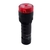 SINALEIRO LED MONOBLOCO SONORO COM ILUMINAÇÃO JNG | JAD1622DM | VERMELHO | 220VCA | 22MM