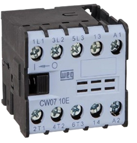 Mini Contator Tripolar WEG Azul | CW07-10-30V16 | 7 Amperes | 110Vca | 1Na