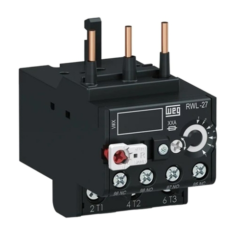 RELE DE SOBRECARGA WEG | RWL27-1D3-U010 | FAIXA DE AJUSTE: 7~10 AMP | CONTATOR COMPATIVEL CWL9-45