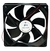 MICROVENTILADOR JNG | FZY12025B | 120X120X25MM| QUADRADO | 24VCC | CORPO PLASTICO