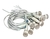 SINALEIRO MINIATURA COM RABICHO JNG | PLR108BC | BRANCO | 220VCA | 10MM