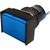 MINI SINALEIRO LED RETANGULAR JNG | YLAY8E-JDBL | AZUL | 220VCA | 16MM