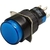 MINI SINALEIRO LED REDONDO JNG | YLAY8E-YDBL | AZUL | 220VCA | 16MM