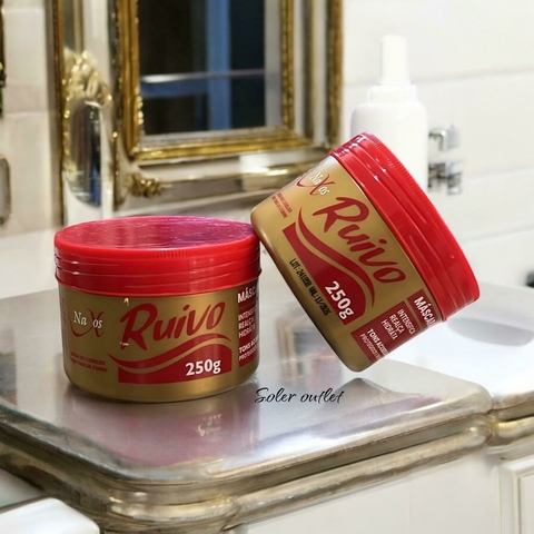 Máscara Intensifica Realça Hidrata Tons Acobreados Protegidos e Revigorados 250g Naxos