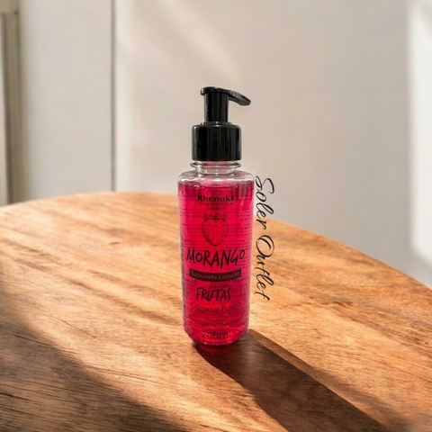 Sabonete Intimo Liquido Morango Paixão Rhenuks 200 ml