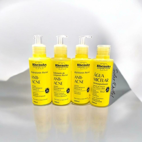 Kit Skin Care Anti Acne Rhenuks antioleosidade