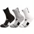 3 pares de meias esportivas masculinas com ajuste confortável e desempenho para