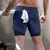 Imagem do Camo corrida shorts dos homens ginásio esportes shorts 2 em 1 treino rápido tr