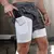 Camo corrida shorts dos homens ginásio esportes shorts 2 em 1 treino rápido tr na internet