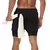 Camo corrida shorts dos homens ginásio esportes shorts 2 em 1 treino rápido tr - comprar online