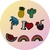 Pins Pingente Bottons Emborrachado Babuche - Omoi Seihin