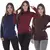 KIT 3 BLUSAS TÉRMICAS SEGUNDA PELE PELUCIADA MANGA LONGA - loja online
