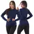 KIT 3 BLUSAS TÉRMICAS SEGUNDA PELE PELUCIADA MANGA LONGA
