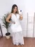 Vestido / Decote v / alça / renda /BRANCO/PRETO/