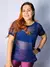 Baby Look Tule Azul Marinho - comprar online