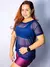 Baby Look Tule Azul Marinho na internet