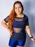 Baby Look Tule Preta - comprar online