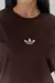 Camisa Oversized Adidas Marrom na internet