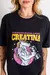 Camiseta Oversized "Preciso de Creatina” – Preta - comprar online