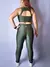 Conjunto Aurora Power - Legging e Top com Recorte Aberto nas Costas - Verde Militar na internet