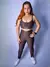 Conjunto Fitness Selene Com Top Firme e Legging com Bolso - Marrom - comprar online