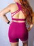 Conjunto Gabi – Top com Alças Transpassadas nas Costas e Short de Alta Compressão - Bordô na internet