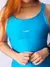 Macacão Flux com Alças Cruzadas nas Costas - Azul Glow - Use Maya Fitwear | Moda Fitness Feminina | Roupas Fitness Premium