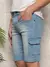 Bermuda Jeans Cargo - loja online