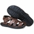 Sandália Papete Masculina de Couro Chocolate. - comprar online