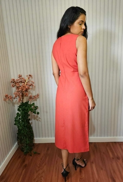 Vestido Alfaiataria Midi Transpassado (Lia) - Marino Fashion Store