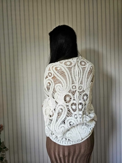 Kimono Bordado Arabesco - Marino Fashion Store