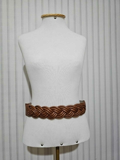 Cinto Feminino de Couro Trançado com Elástico - comprar online