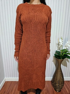 Vestido Mousse Tricô Midi - loja online