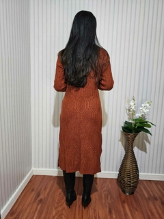 Vestido Mousse Tricô Midi - Marino Fashion Store