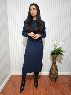 Vestido Mousse Tricô Midi na internet
