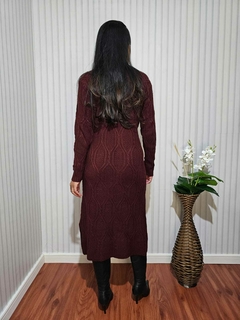 Vestido Mousse Tricô Midi na internet