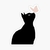 gatito negro astehtic