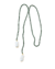 Collar verde con perlas abstractas - comprar en línea