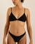 Bikini negro con pantalón de olan - Clemencia