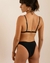 Bikini negro con pantalón de olan en internet