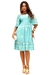 Vestido Midi Estampado em Viscolinho - Leposh