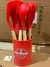 Jogo de Cozinha Kit c/12 Peças de Silicone, Utensílios e Copo Suporte para Coz - Ambienta Home