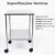 Mesa Auxiliar Desmontável Inox - comprar online