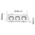 Spot Embutir Negro Aluminio Tru para 3 Dicro led gu10 en internet
