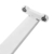 Listón Doble para Tubo LED 2x18W 1,20mts 1 punta